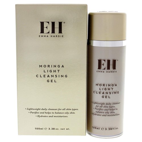 Emma Hardie 100ml Moringa Light Cleansing Gel for Daily Use, Clears, Purifies & Helps to Balance Oily Skin, Hydrates & Moisturises, Also Suitable for All Skin Types, Vegan & Cruelty Free