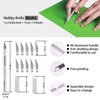 Wallpaper Smoothing Tool Kit, Multi-Function 15 Pcs Smoother Tools Set for Contact Paper Peel and Stick Wallpaper Car Wrap Vinyl Window Tint Glass Film Wallpaper Glue Adhesive Brush Tray Roller Knife