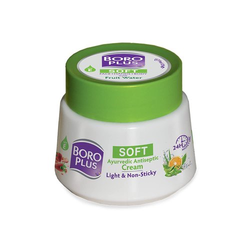 The Black Bee BoroPlus Soft Antiseptic Cream | Light & Non-sticky | Provides 24 hour moisturisation|Ayurvedic Cream for all seasons |Hand Cream, Body Cream & Face Cream | Vitamin E - 25 ml