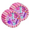 Girl Pixel Mining Birthday Party Supplies Set Plates Napkins Cups Tableware Kit for 16