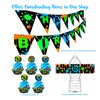 Slime Green Happy Birthday Banner Pennant - Slime Party Decorations - Art Party Supplies - Slime Party Supplies - Green