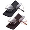 Glasses Hippy Vintage Retro Round Sunglasses & Clear Lens Glasses