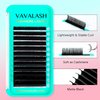 VAVALASH Cashmere Lashes 0.03/0.05/0.07 Premium Lashes Volume Eyelash Extensions 8-20MM Individual Silk Lashes, Soft Super Matte Black Professional Lashes Extension Tray Supplies (0.05-D-8-15MM)
