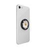 PopSockets PopGrip: Phone Grip and Phone Stand, Collapsible, Swappable Top, White Daisy