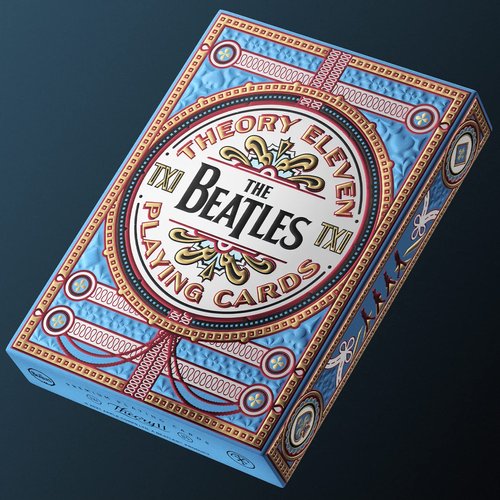 theory11 The Beatles Premium Playing Cards - Blue Deck Officially Licensed Collector's Cards