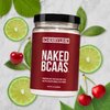 Cherry Lime Naked BCAAs Amino Acids Powder, 100% Pure 2:1:1 Formula, Vegan Branched Chain Amino Acids, Instantized All Natural BCAA Powder Supplement - 501 Grams, 34 Servings