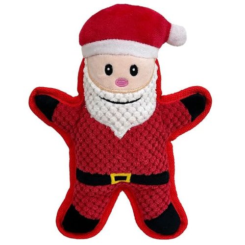 Pet Lou Christmas Bite Me Santa, 10-inch Height, Super Soft, Animal Plush Toys