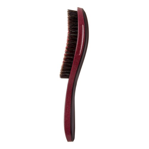 Red Premium X Bow Wow Medium Hard Hair Brush for Men 360 Wave Brush 2 Bristles In 1 Mixed Boar Brush (Wave Brush)