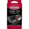 Weiman Cooktop Scrubbing Pads, 3 Count Scratch-Free Cleaning Pads for Cermaic, Glass Cooktop Surfaces, Removes Tough Burned-On Food & Residue