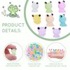 dsooldre 100 Pcs Luminous Mini Resin Frogs Miniature Frogs Figurines Tiny Frog Decor for Fairy Garden, Dollhouse and Landscape Accessories Christmas Birthday Party Decorations Gorgeous Party.