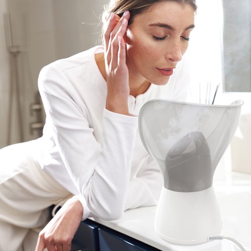 Bella Ciao 11-PC Set Gentle Face Steamer for Facial Deep Cleaning | Facial Steamer for Proactive Acne Treatment Unclogs Pores & Treats Allergies | Facial Skin Care Products Includes Needles & Tweezers