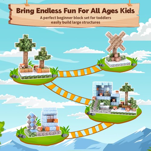 TYHPUE 100 PCS Magnetic Blocks, STEM Montessori Sensory Toys for Toddlers Kids, Construction Building Toy Christmas Birthday Gifts for Boys Girls Aged 3-5 6-8 8-12