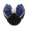 4Pieces Hair Clips with Snood Hair Barrette with bowknot Hair Bun Cover Accessories for Women