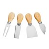YXChome 4 Cheese Knives Set - Cheese Knife,Cheese Fork,Cheese Slicer,Butter Knife - Mini Premium Stainless Steel Cheese Knife Set - Cheese Knives for Charcuterie Board - Charcuterie Boards Accessories