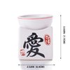 Feng Shui Zen Ceramic Essential Oil Burner Diffuser Tea Light Holder Great For Home Decoration & Aromatherapy "LOVE" OLBA104