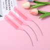3 Pcs Rat Tail Combs, Mabor C Curved Parting Rat Combs Teasing Fine Tooth Comb with Bend Steel Needle Carbon Fiber Pin Tail Comb for Hair Styling Tools Hair Comb for Parting Women Barber