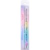 PANA 3D Kolinsky Nail Art Brush - Rainbow Glitter Handle, Size 4 - Acrylic Nail Art Sculpture Brush for Manicures Pedicure Salon Professional or Beginner