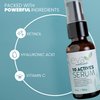 10 Actives Facial Serum (1oz) - Radiance & Tone Enhancing Complex - With Niacinamide, Vitamin C, and Hyaluronic Acid - Hydrating and Brightening Serum for All Skin Types