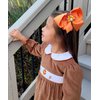 Wee Ones Girls Harvest Turkey Feltie Hair Clip, Bow Stacker, Turkey, Medium