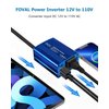 FOVAL 150W Power Inverter for Vehicles 12V DC to 110V AC Converter Car Adapter for Plug Outlet with 3.1A Dual USB Car Charger for Laptop, Road Trip Accessories