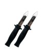 Wendy Mall 2 Pcs Plastic Retractable Knife Magic Toy Joke Trick Toy Halloween Props Fake Plastic Blade Disappearing Dagger Knife