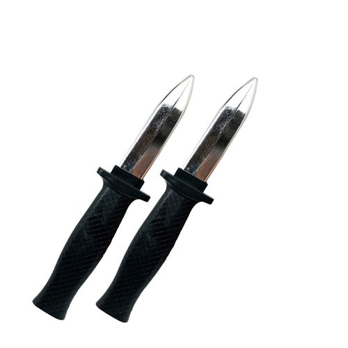 Wendy Mall 2 Pcs Plastic Retractable Knife Magic Toy Joke Trick Toy Halloween Props Fake Plastic Blade Disappearing Dagger Knife