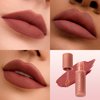 COLORKEY Cheese Matte Lip Mud, Long Lasting,Creamy Matte Finishs, Lipstick, Non-Sticky, Waterproof, Smudge-Proof(CO03 Coconut Milk Tea, 2.5g)