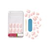 KISS Bare But Better, Press-On Nails, Nail glue included, Mocha', Light Nude skin, Short Size, Oval Shape, Includes 30 Nails, 2G Glue, 1 Manicure Stick, 1 Mini File