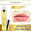 DERMOCURA Lip Volumizer Chili Lip Plumper 5 Times More Powerful Transparent Plumping Lip Gloss Immediate and Long-Lasting Plumping Effect MADE IN ITALY