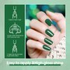 VENALISA Gel Nail Polish, 12ml Emerald Green Color Soak Off UV LED Nail Gel Polish Nail Art Starter Manicure Salon DIY at Home, 0.43 OZ