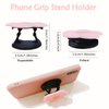 2pcs Daisy Silicone Mobile Phone Grip Stand Flower Phone Grip with Expanding Kickstand Phone Grip Stand Holder Flower Cell Phone Stand for Smartphone Tablet Cell Phone Accessories (Pink)