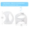 Povihome 10 Pack Pinky Toe Separators, Little Toe Spacers to Separate and Protect Pinky Toe or Smaller Toes, Relieve Pain from Friction and Pressure