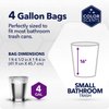 Color Scents Small Trash Bags - 4 Gallon, 80 Bags (1 Pack of 80 Count), Twist Tie - Lavender Bag with Lavender Scent (1 Pack of 80)
