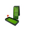 JRLAJRL Golf Pen Set & Mini Desktop Golf Putting Green Game, Office Desk Toy (Classic Edition)