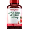 Piping Rock Apple Cider Vinegar Capsules 1800 mg | 200 Pills | Potent Formula | ACV Supplement | Non-GMO, Gluten Free