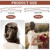 200Pcs 2.4 & 2Inches Hair Pins for Buns Hair Bun Pins Bun Hair Pins With Storage Box for Women Girls and Hairdressing Salon (Brown)