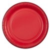 Party Dimensions 24 Count Paper Plates, 7-Inch, Red