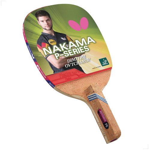 Butterfly Nakama P6 Penhold All Wood Blade-Flextra 1.7 Rubbers Table Tennis Racket