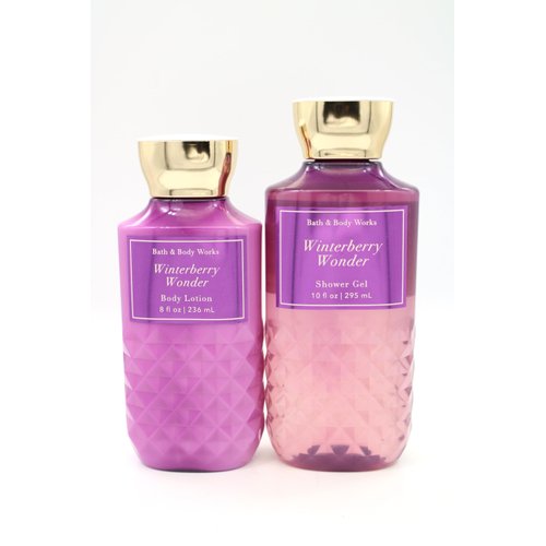 Generic Winterberry Wonder, Bath and Body, Shower Gel and Body Lotion Bundle Set