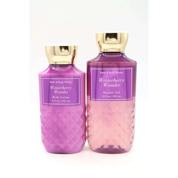 Generic Winterberry Wonder, Bath and Body, Shower Gel and Body Lotion Bundle Set