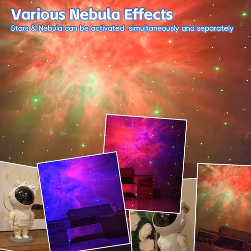 Astronaut Projector, Space Projector for Bedroom Star Night Light, Galaxy Lights for Bedroom Aesthetic, Space Buddy Room Decor Accessories, Tiktok Trend Gift for Kid Adult