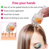 YeulYuuri Hair Oiling Applicator, 3 ml - Portable Root Comb Ball Hair Oil Applicator Bottle, Scalp Massager Hair Growth, Easy to Clean, Hygienic