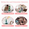 MIOYOOW Rotating Ballerina Soldering Practice Kit, RGB LED Ballet Girl Music Box DIY Soldering Project Kit with 3 Music, Learning Electronics Kit for School STEM Education and Desk Ornament
