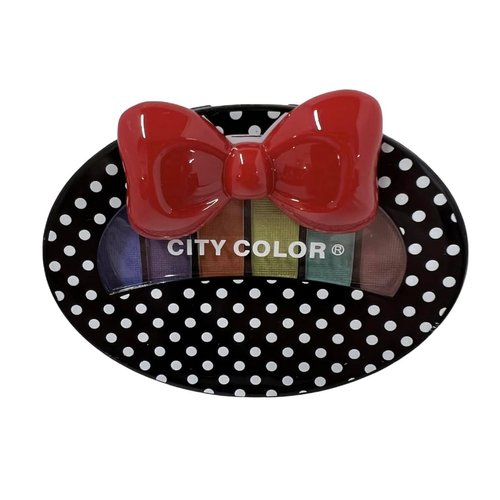 CITY COLOR Polka Dot Eye Shadow COLLECTION THREE (3) 1.0 oz ~Vibrant Shades in Cute Polka Dot Compact for Bold, Playful Eye Looks!