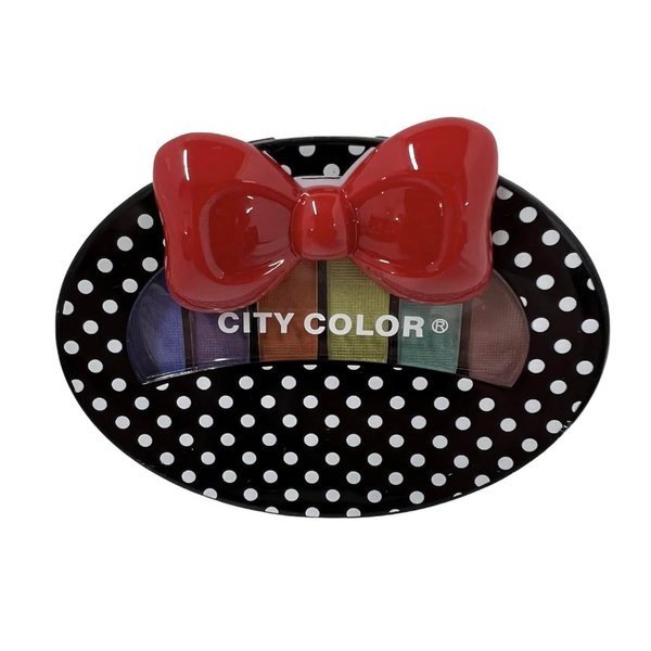 CITY COLOR Polka Dot Eye Shadow COLLECTION THREE (3) 1.0 oz ~Vibrant Shades in Cute Polka Dot Compact for Bold, Playful Eye Looks!