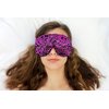 Candi Andi Handmade Sleep Eye Mask - Lavender Scented - Magenta Doodle - TEML-MD