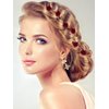 Bencailor 24 Pieces Red Rose Bridal Hair Pins Flower Hair Clips U Shaped Hair Jewelry Accessories for Bridal Wedding Dance Birthday Woman Girls Small Bobby Pins for Hair