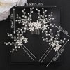 Teyglen Pearl Bride Wedding Hair Comb Pearl Hair Pins Silver Flower Headpiece Bridal Flower Pearl Hair Side Comb White Pearl Hair Piece Hair Accessories for Women Grils