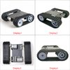 Premium Intelligent 2WD Tank Robot Chassis Platform with 2PCS DC Motors & Plastic Track, RC STEAM Science Kit Compatible with PS2, WiFi, Bluetooth for School Scientific Education, Robotic Competition