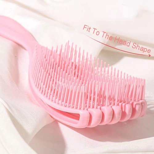 JDYYICZ Hair Brush- Pale Pink for Women, Men & Children - Hair Brushes for Straight, Curly & Wet Hair - Unique Hairbrush